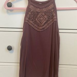 Mauve halter top